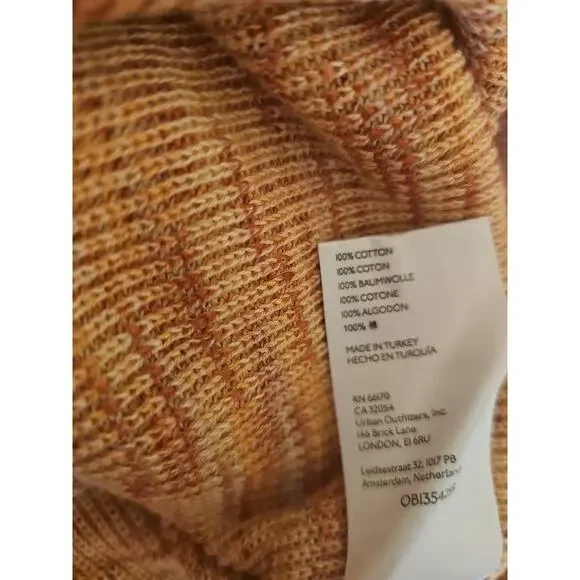 Free People Mercury‎ Heathered Henley V Neck Long Sleeve Sweater Women’s Size M - Picture 8 of 9